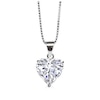 Thumbnail Image 0 of CARAT* LONDON 9ct White Gold Camden Heart Stone Set Pendant