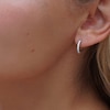 Thumbnail Image 3 of CARAT* LONDON Sterling Silver Hoop Earrings