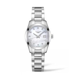 Longines Conquest Classic Stainless Steel Bracelet Watch
