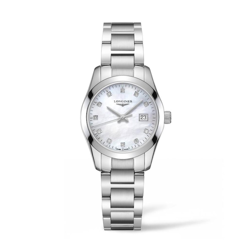 Longines Conquest Classic Diamond & Stainless Steel Bracelet Watch