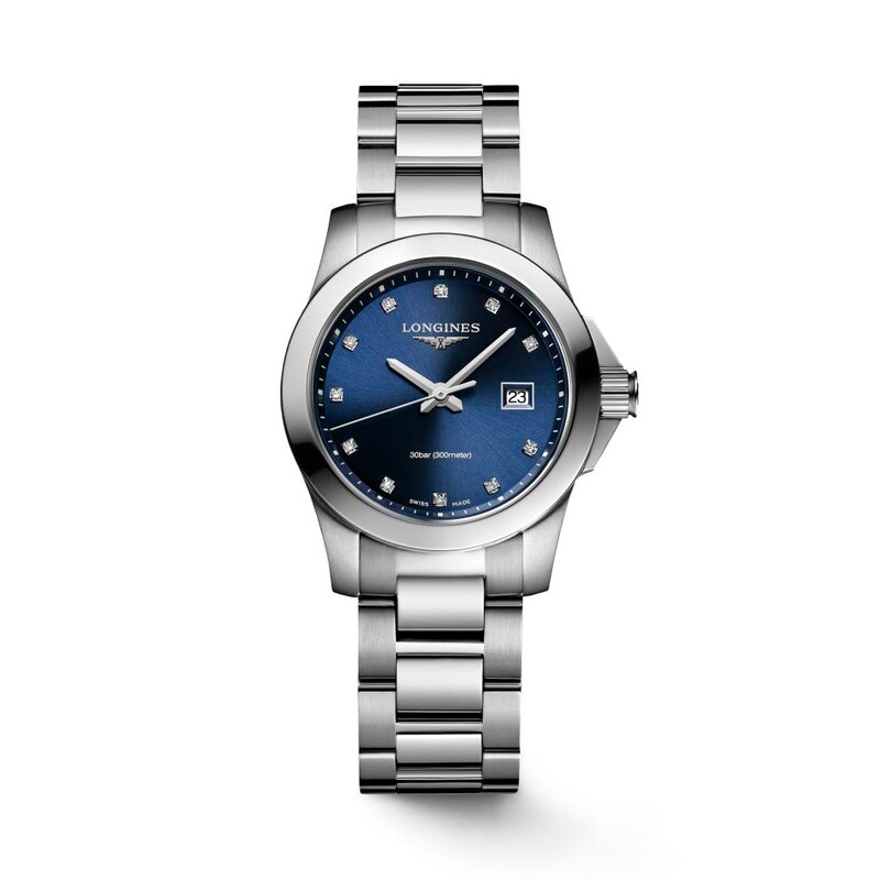 Longines Conquest Ladies' Stainless Steel Bracelet Watch