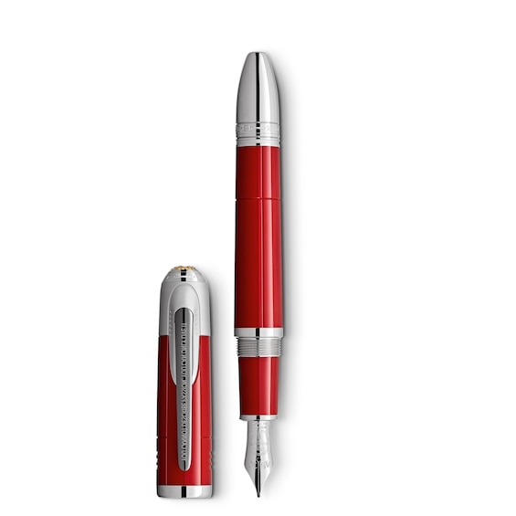 Montblanc Enzo Ferrari Red & Silver Fountain Pen