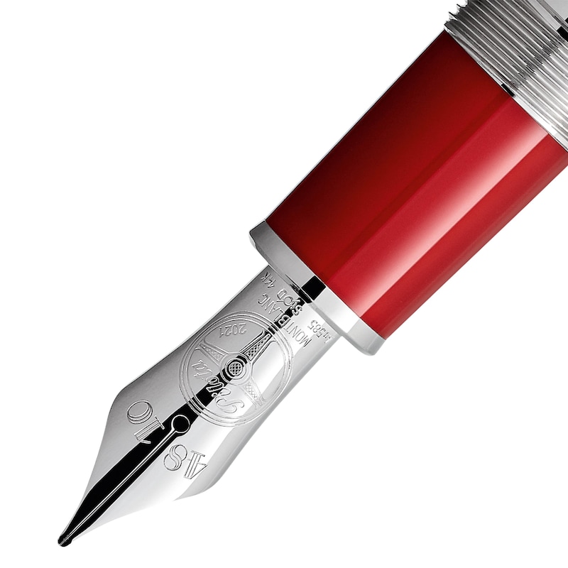 Montblanc Enzo Ferrari Red & Silver Fountain Pen