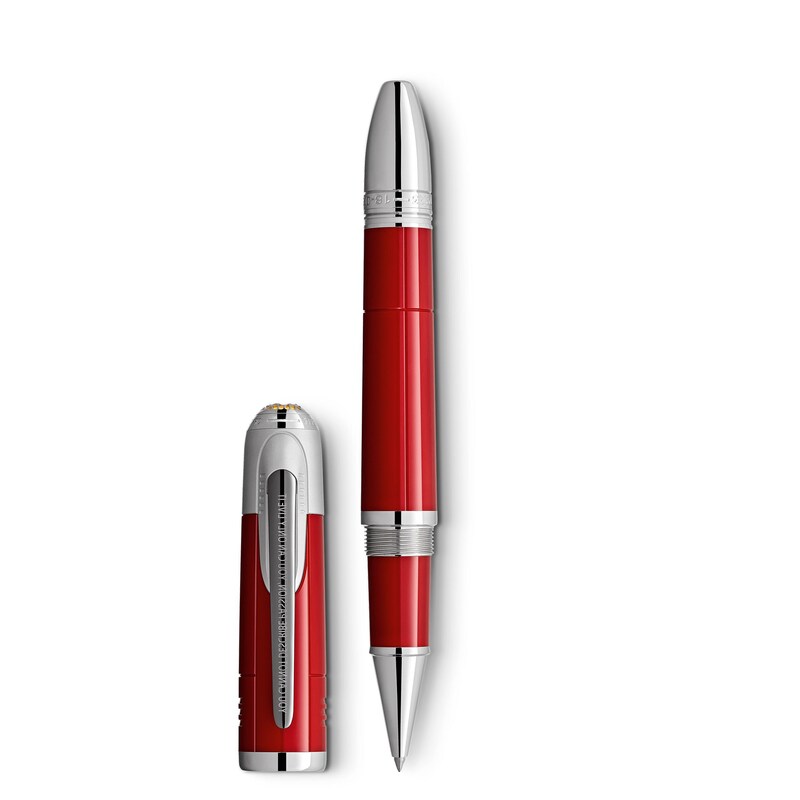 Main Image 2 of Montblanc Enzo Ferrari Red & Silver Rollerball Pen