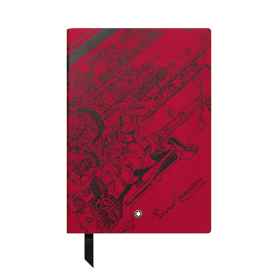 Montblanc Enzo Ferrari Red Leather Notebook