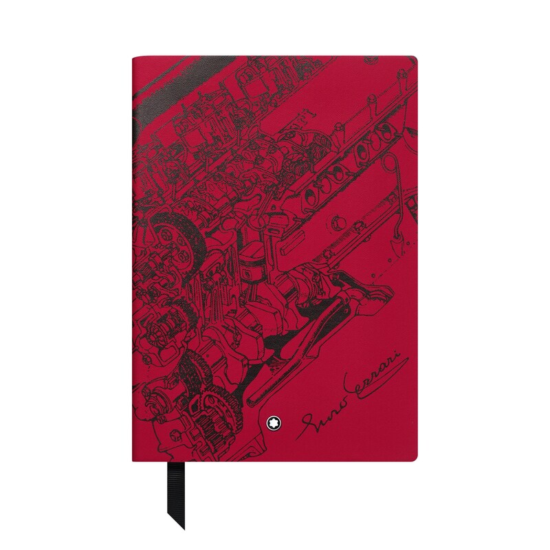 Main Image 1 of Montblanc Enzo Ferrari Red Leather Notebook