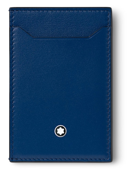 Montblanc Meisterstuck Blue Leather Business Card Holder