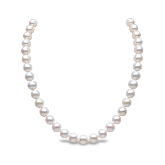 Yoko London 18ct Yellow Gold 10mm Cultured Pearl Necklace