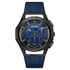 Thumbnail Image 0 of Bulova Curv Men's Blue Leather Strap Watch