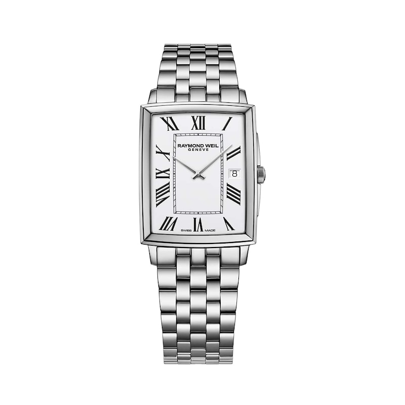 Raymond Weil Toccata Men's Rectangle Dial Stainless Steel Bracelet Watch