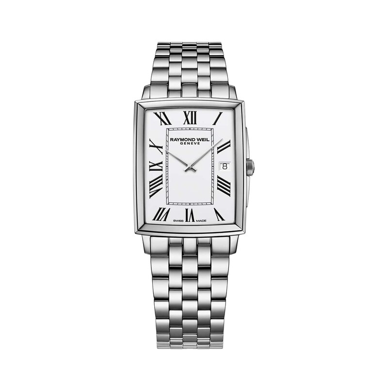 Raymond Weil Toccata Men's Rectangle Dial Stainless Steel Bracelet Watch