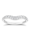 Thumbnail Image 0 of 18ct White Gold 0.25ct Round & Baguette Diamond Ring