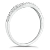Thumbnail Image 1 of 18ct White Gold 0.25ct Round & Baguette Diamond Ring