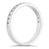 Thumbnail Image 1 of Platinum 0.33ct Channel Set Diamond Ring