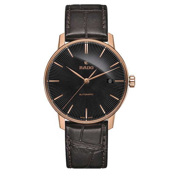 Rado Coupole Classic Men’s Dark Brown Leather Strap Watch