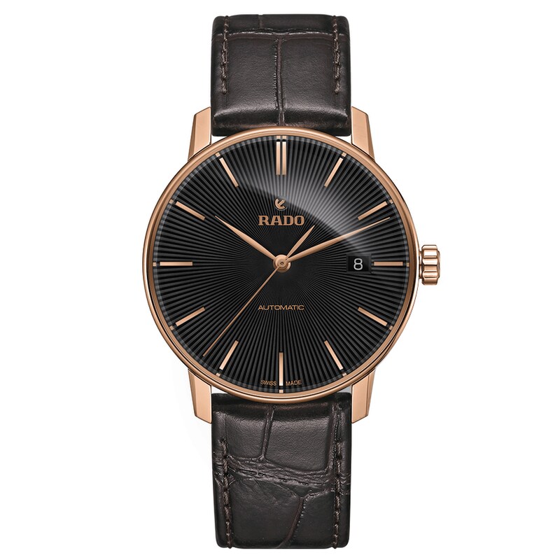 Rado Coupole Classic Men's Dark Brown Leather Strap Watch