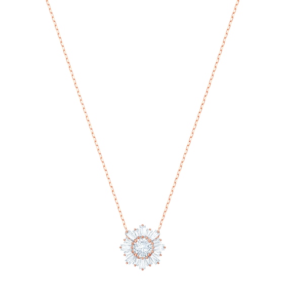 Swarovski Ladies Rose Gold Plated Sunshine Pendant