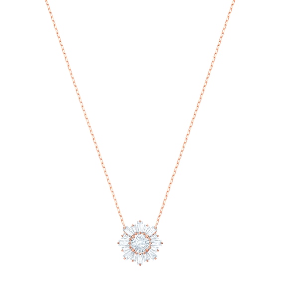 Swarovski Ladies’ Rose Gold Plated Sunshine Pendant