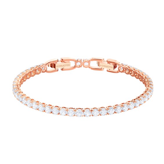 Swarovski Rose Gold Plated Deluxe Tennis Bracelet