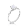 Thumbnail Image 1 of 18ct White Gold 1.10ct Total Diamond Scatter Solitaire Ring