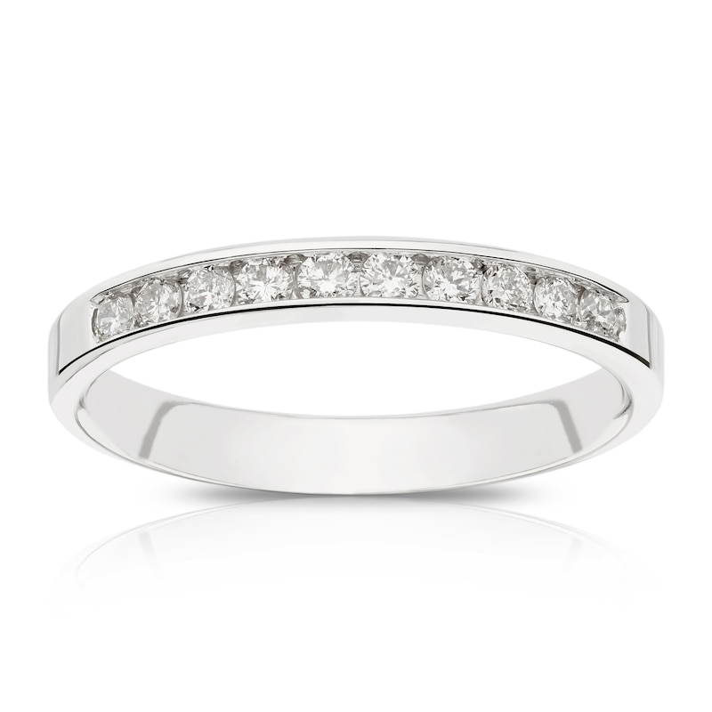 Main Image 1 of Platinum 0.25ct Diamond Channel Set Eternity Ring