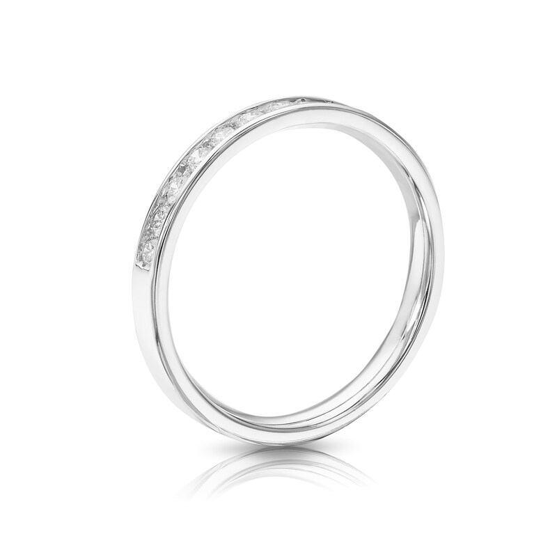 Main Image 2 of Platinum 0.25ct Diamond Channel Set Eternity Ring