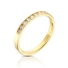 Thumbnail Image 2 of 18ct Yellow Gold 0.25ct Diamond Channel Set Eternity Ring