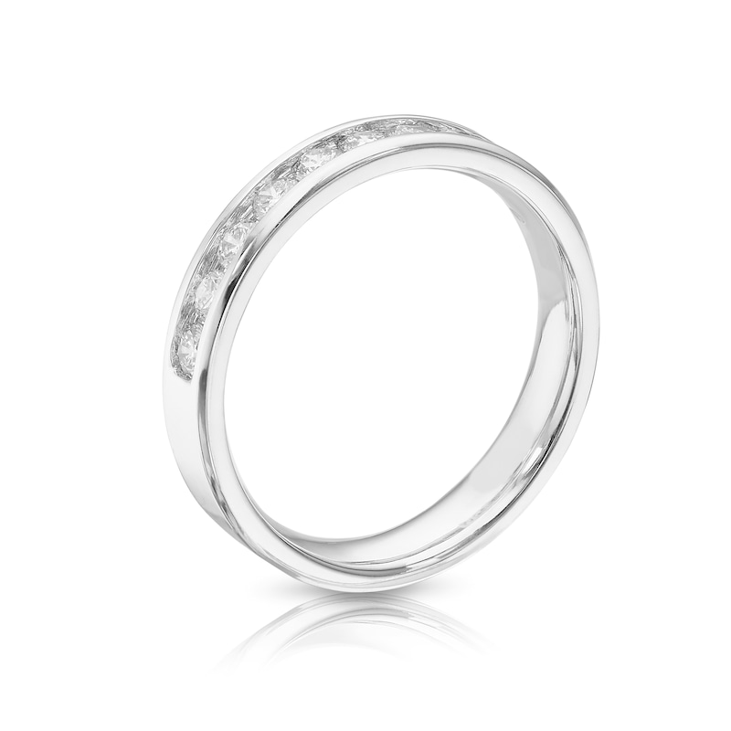 Main Image 2 of Platinum 0.50ct Diamond Channel Set Eternity Ring