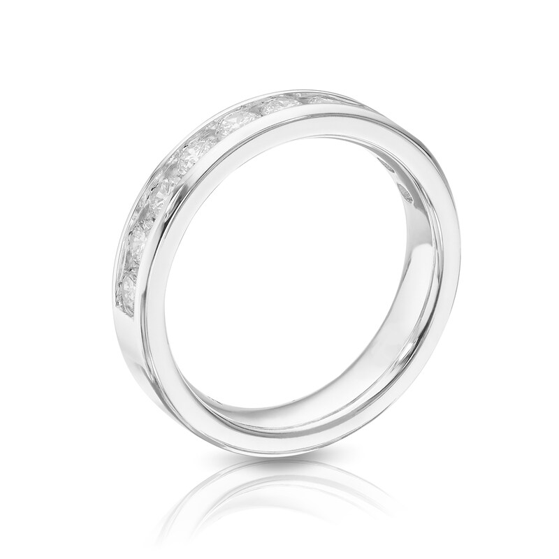 Main Image 3 of Platinum 0.75ct Diamond Channel Set Eternity Ring