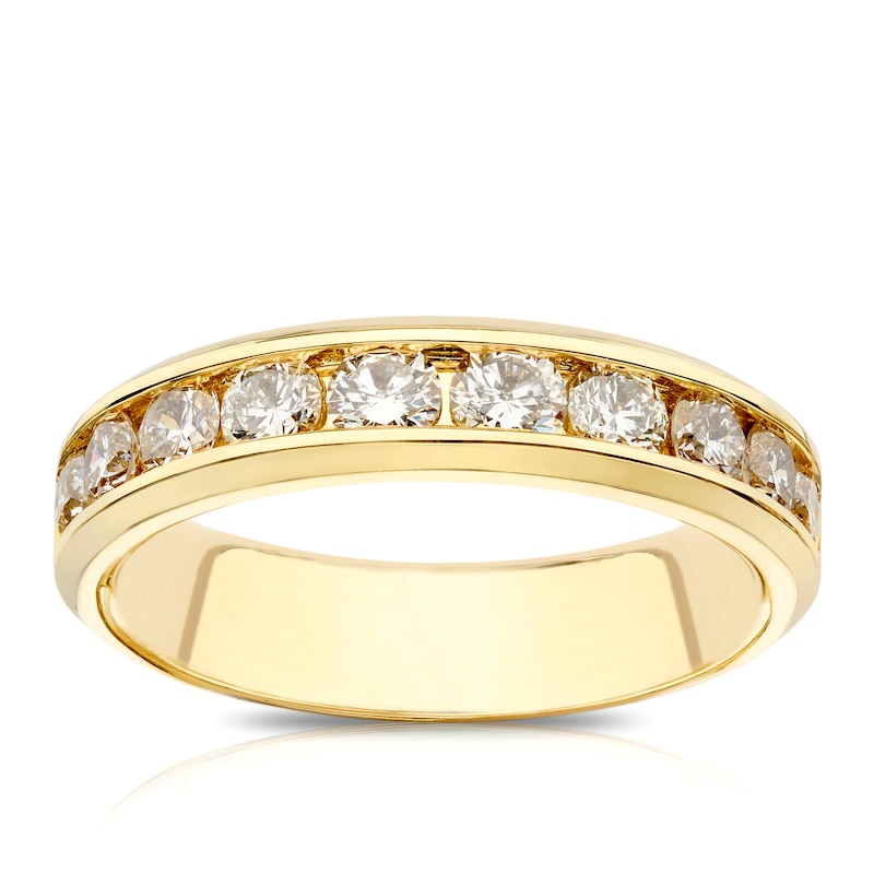 Main Image 1 of 18ct Yellow Gold 1ct Diamond Channel Set Eternity Ring