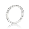 Thumbnail Image 3 of Platinum 0.50ct Diamond Claw Set Eternity Ring