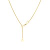 Thumbnail Image 1 of 9ct Gold 20 Inch Solid Dainty Curb Adjustable Chain