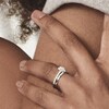 Thumbnail Image 3 of 14ct White Gold 0.15ct Diamond Claw Set Eternity Ring