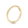 Thumbnail Image 2 of 14ct Yellow Gold 0.25ct Diamond Claw Set Eternity Ring