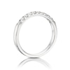 Thumbnail Image 2 of 18ct White Gold 0.25ct Diamond Claw Set Eternity Ring
