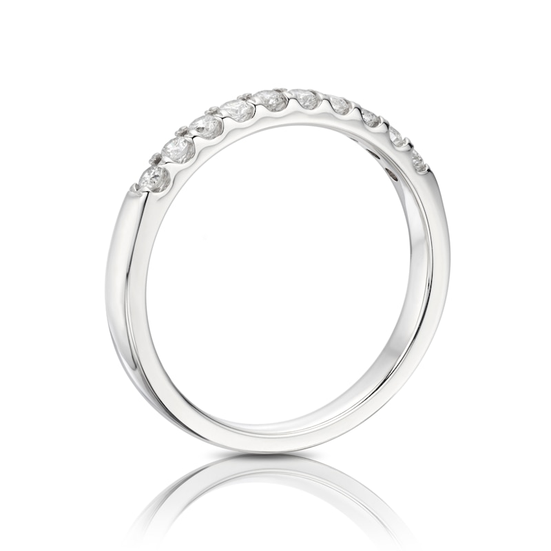 18ct White Gold 0.25ct Diamond Claw Set Eternity Ring