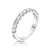 Thumbnail Image 2 of 14ct White Gold 0.75ct Diamond Claw Set Eternity Ring