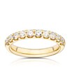 Thumbnail Image 1 of 14ct Yellow Gold 0.75ct Diamond Claw Set Eternity Ring