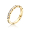 Thumbnail Image 1 of 14ct Yellow Gold 0.75ct Diamond Claw Set Eternity Ring
