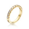 Thumbnail Image 1 of 14ct Yellow Gold 0.75ct Diamond Claw Set Eternity Ring