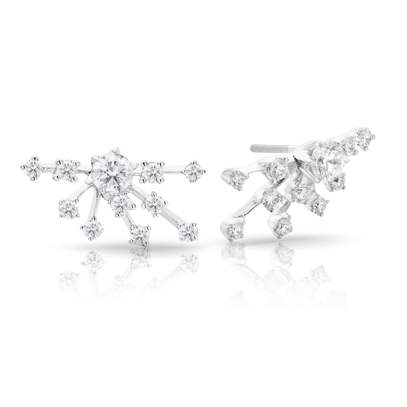 Main Image 1 of Eternal Diamond 18ct White Gold 1.5ct Total Earrings