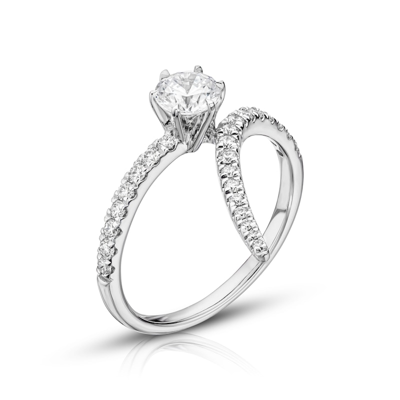 Eternal Diamond 18ct White Gold 0.75ct Total Ring