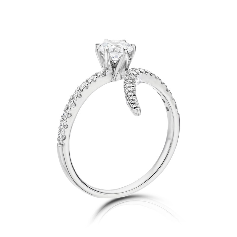 Eternal Diamond 18ct White Gold 0.75ct Total Ring