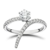 Thumbnail Image 2 of Eternal Diamond 18ct White Gold 0.75ct Total Ring