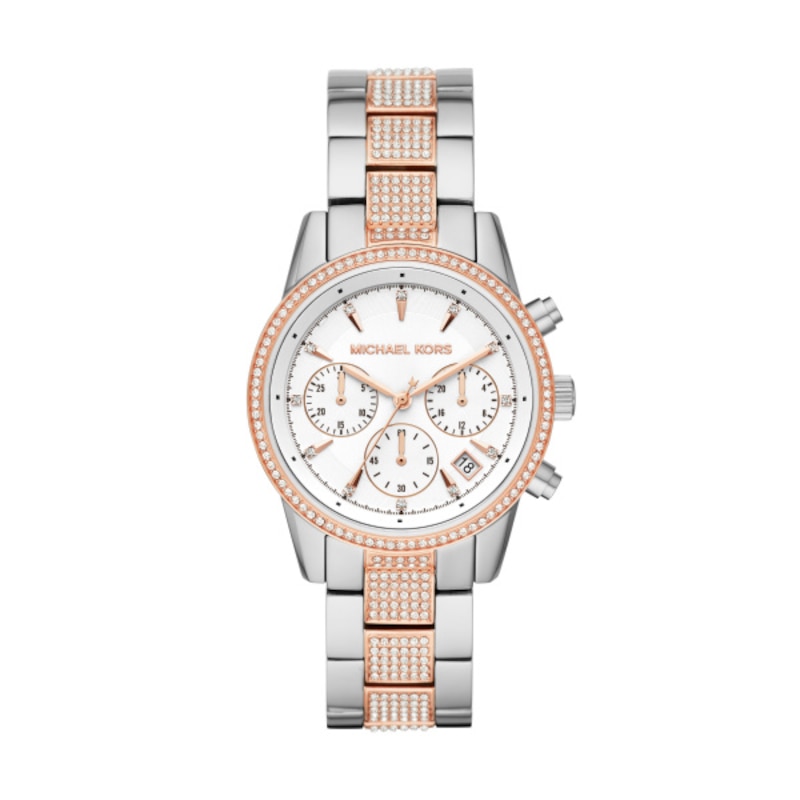 Michael Kors Ritz Ladies' Two-Tone Bracelet Watch