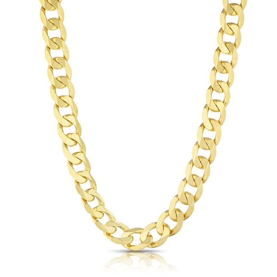 9ct Yellow Gold Men’s 20’’ Solid Curb Chain