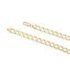 Thumbnail Image 2 of 9ct Yellow Gold Men's 22 Inch Solid Curb Chain