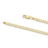 Thumbnail Image 2 of 9ct Yellow Gold Men's 24'' Solid Curb Chain