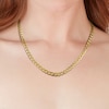 Thumbnail Image 1 of 9ct Yellow Gold Men's 24'' Solid Curb Chain