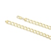 Thumbnail Image 3 of 9ct Yellow Gold Men's 24'' Solid Curb Chain